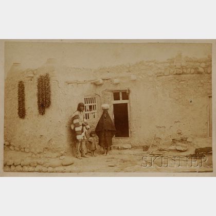 Photograph of a Pueblo Family