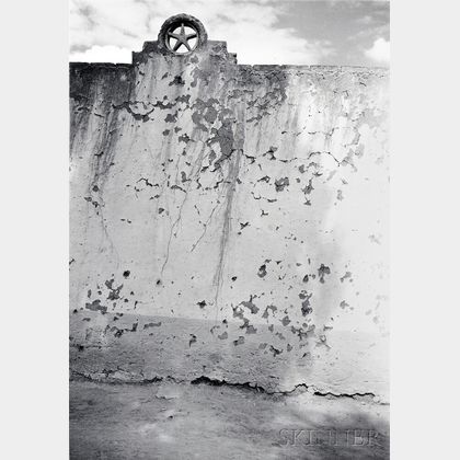 Manuel Álvarez Bravo (Mexican, 1902-2002) Sunlight on Weathered Wall with Star.