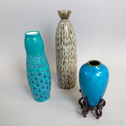 Three Ceramic Vases