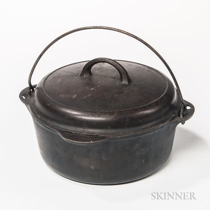 Griswold Cast Iron Number 8 "Tite-top Dutch Oven,"
