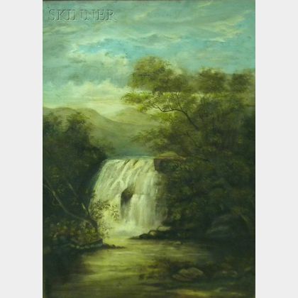 American School, 19th Century Waterfall