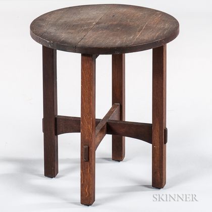Arts and Crafts Tabouret 