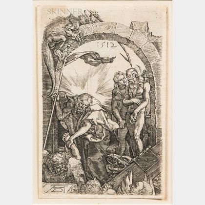 Two Framed Old Master-style Prints: After Albrecht Dürer (German, 1471-1528),The Harrowing of Hell