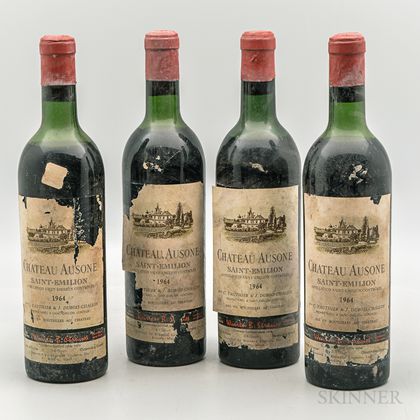 Chateau Ausone 1964, 4 bottles 