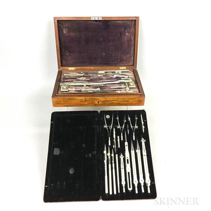 Two Cased Drafting Sets