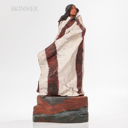Harry Jackson (American, 1924-2011) Sacagawea, First Working Model for a Monument by Harry Jackson