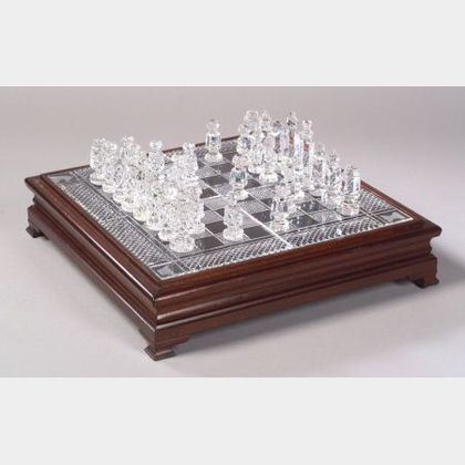 Sold at auction Waterford Crystal Chess Set Auction Number 2326 Lot ...