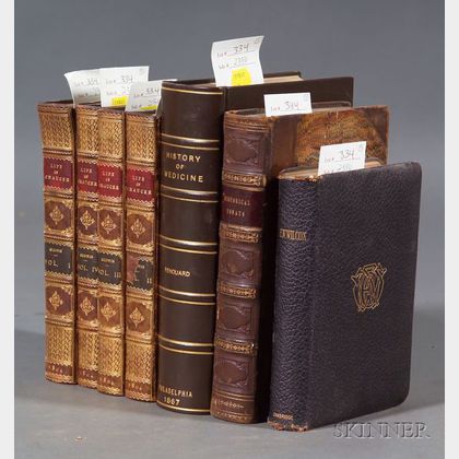 (Decorative Bindings, Literature and Natural History),Seven Titles in Ten Volumes