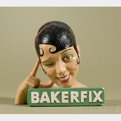 Rare Josephine Baker "Bakerfix" Retailer's Bust