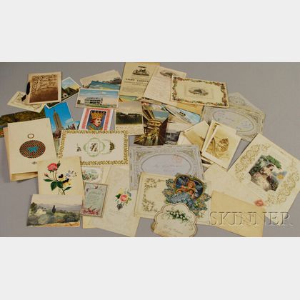 Group of Miscellaneous 19th and 20th Century Ephemera and Collectibles