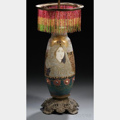 Teplitz-style Art Nouveau Porcelain Vase