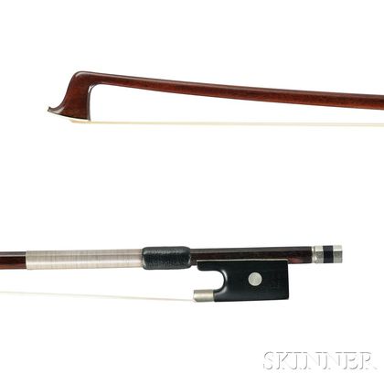 French Nickel Silver-mounted Violin Bow