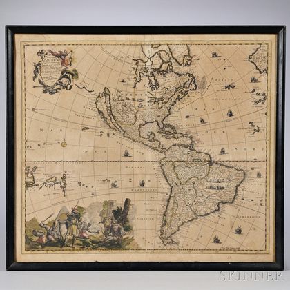 North America, Two Maps.