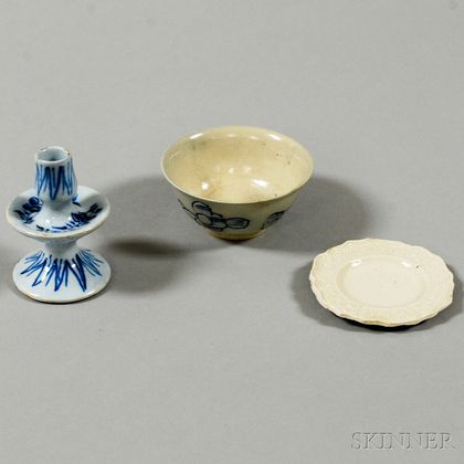 Three 18th Century Ceramic Items