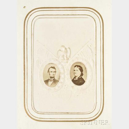 Photograph Album, 1860s: Tintypes; Carte-de-Visites; Abraham Lincoln.