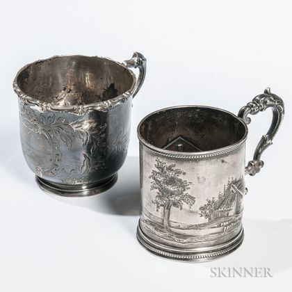 Two American Silver Cups