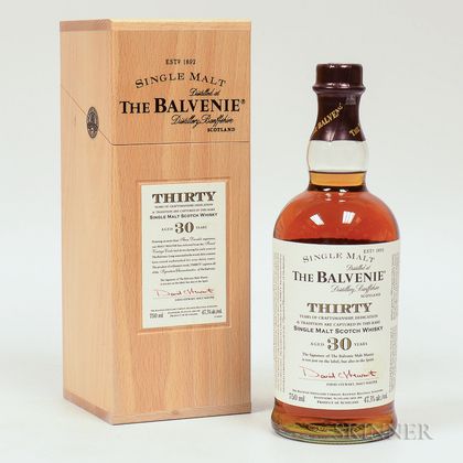 Balvenie Thirty 30 Years Old, 1 750ml bottle (owc) 
