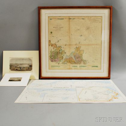 Six Maps and Engravings