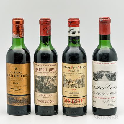 1970 Demis, 4 demi bottles 
