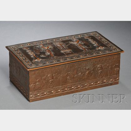 Decorated Box Attributed to John G. Doebler