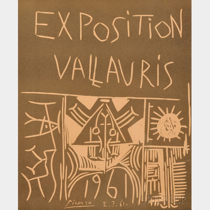 Pablo Picasso (Spanish, 1881-1973) Exposition Vallauris, 1961