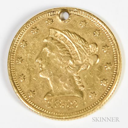 1852 $2.50 Liberty Head Gold Coin