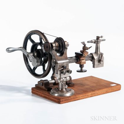 Unmarked Watchmaker's Lathe