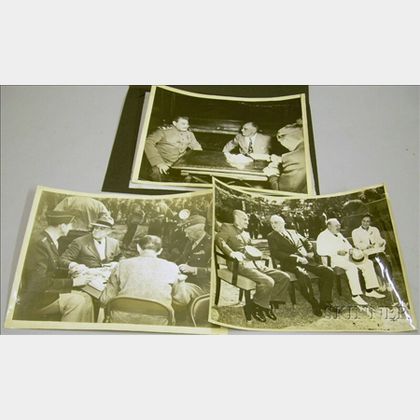 Three WWII Era President Franklin D. Roosevelt Archival Photographs