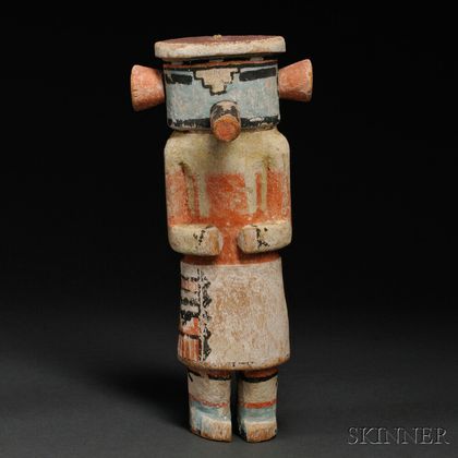 Hopi Polychrome Carved Wood Kachina