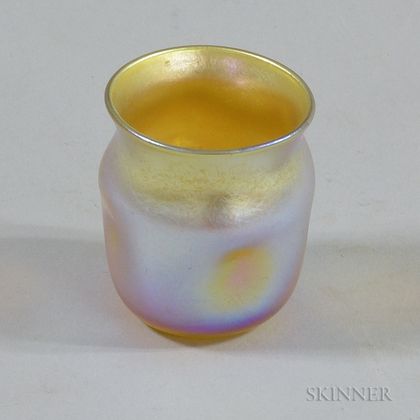 Attributed to Tiffany Glass Toothpick Holder