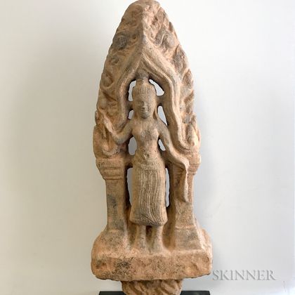 Carved Stone Goddess