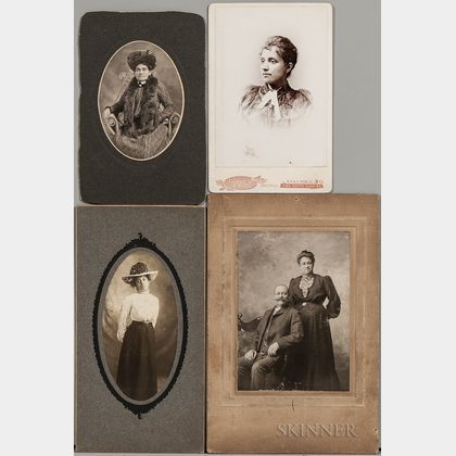 Eight Victorian Cabinet Cards Depicting African Americans