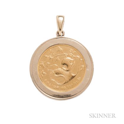 18kt Gold and Gold Coin Pendant, Van Cleef & Arpels