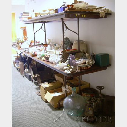 Large Lot of Antique, Domestic, Decorative, and Miscellaneous Items