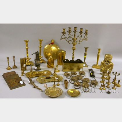 Collection of Brass Items