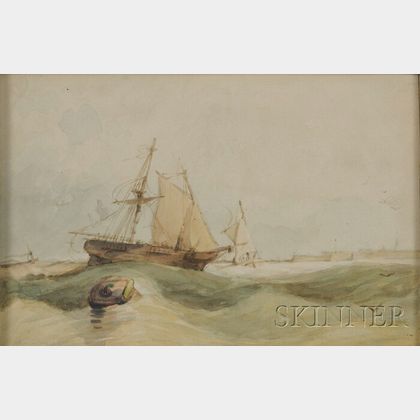 Manner of Joseph Mallord William Turner (British, 1775-1851) Portsmouth Harbor