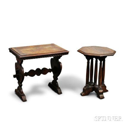 Two Small Italian Side Tables