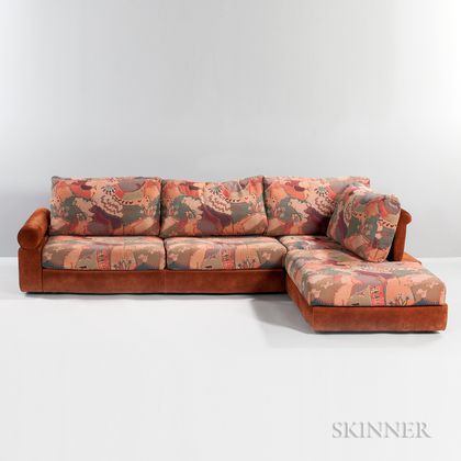 Two-piece Roche Bobois Southwest Sectional Sofa 