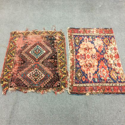 Northwest Persian Rug and a Soumak Fragment