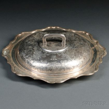 Sterling Silver Platter with Lid