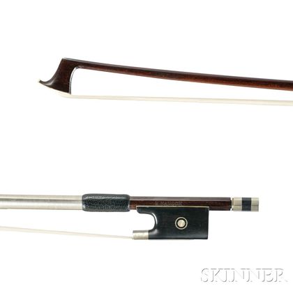 German Nickel-mounted Violin Bow