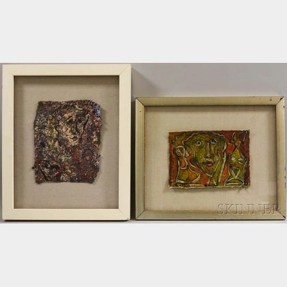 Four Framed Alexander Gore (Russian/American, b. 1958) Mixed Media Works. Estimate $200-300