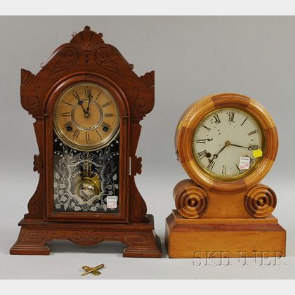Two Connecticut Shelf Clocks