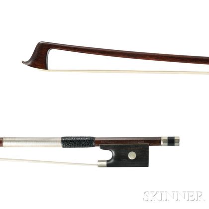 American Nickel-mounted Violin Bow