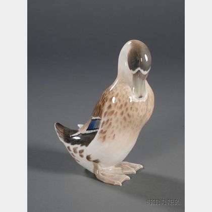 Bing & Grondahl Porcelain Figure of a Duck