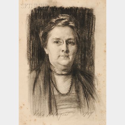 John Singer Sargent (American, 1856-1925) Portrait of Willia Alice Wilson Page (1858-1942)