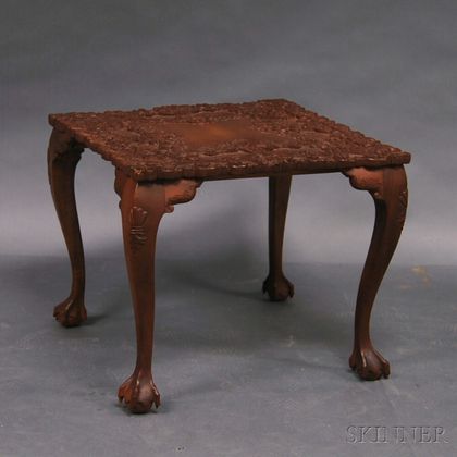 Carved Square Table