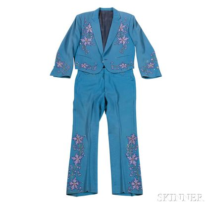 Little Jimmy Dickens Teal Suit