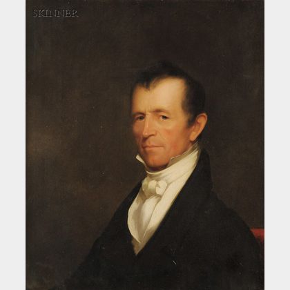 Chester Harding (American, 1792-1866) Portrait of Alden Bradford