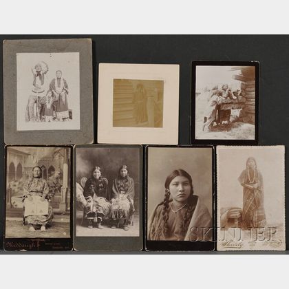 Seven Photographs of American Indians